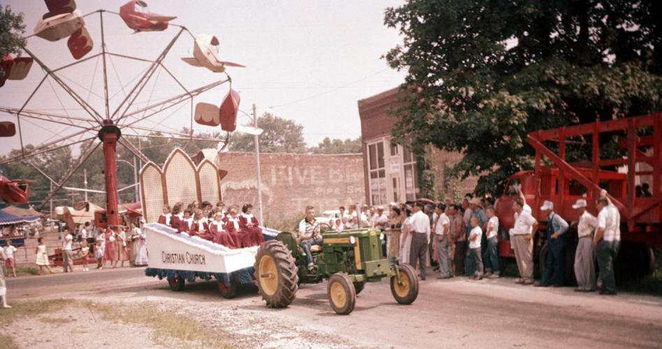 Kinmundy Centennial Parade - 1957