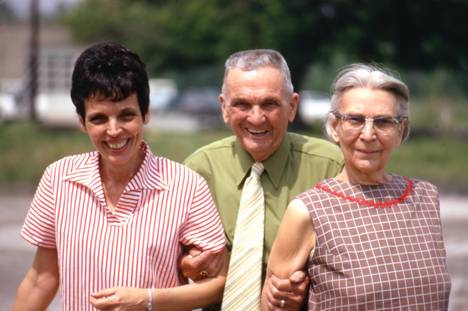 Marian (Davis) Barksdale, Ralph (Jerry) & Halcyon Davis
