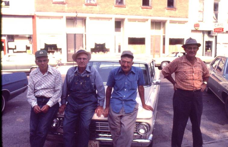 Bill Hester, Clyde Bassett, Winnie Yearian, Cleve McWhirter