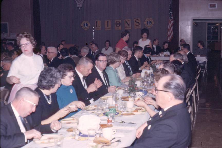 Lions Supper, Alma School, Alma, Illinois