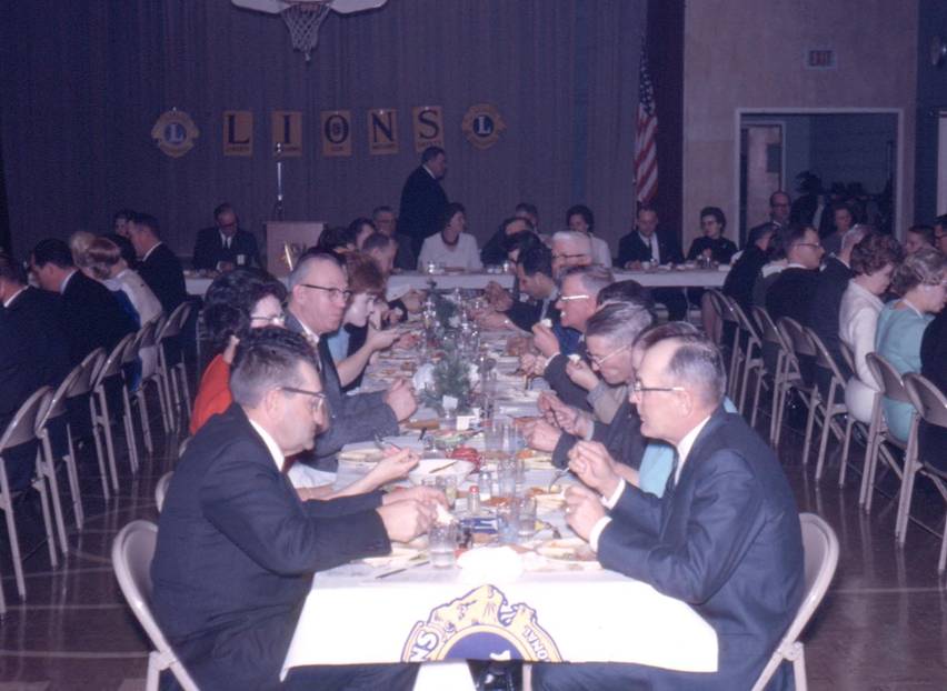 Lions Supper, Alma School, Alma, Illinois