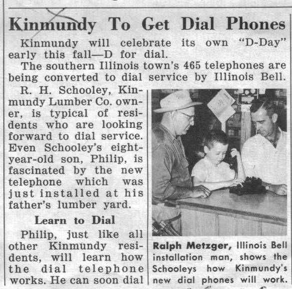 Kinmundy Ralph Metzger Philip Schooley R.H. Schooley