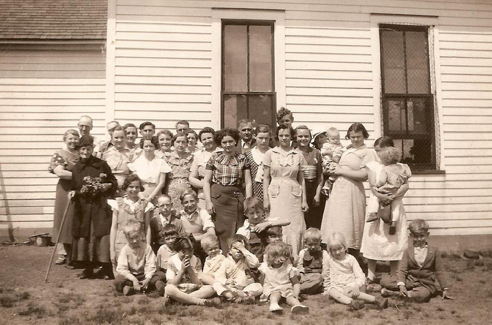 Pleasant Hill School (also known as White School); 1935