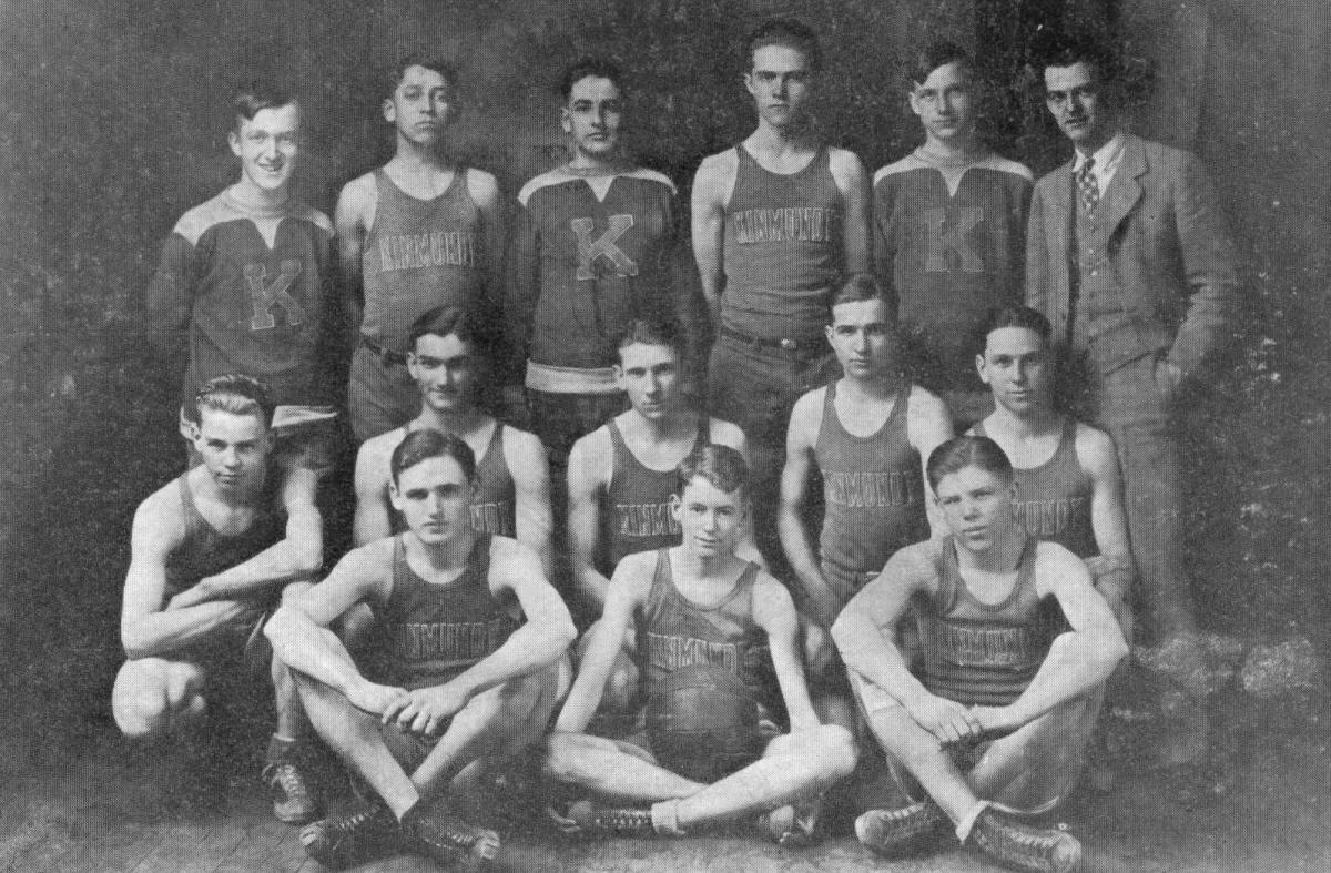 Kinmundy High School Boys Basketball Team - 1926