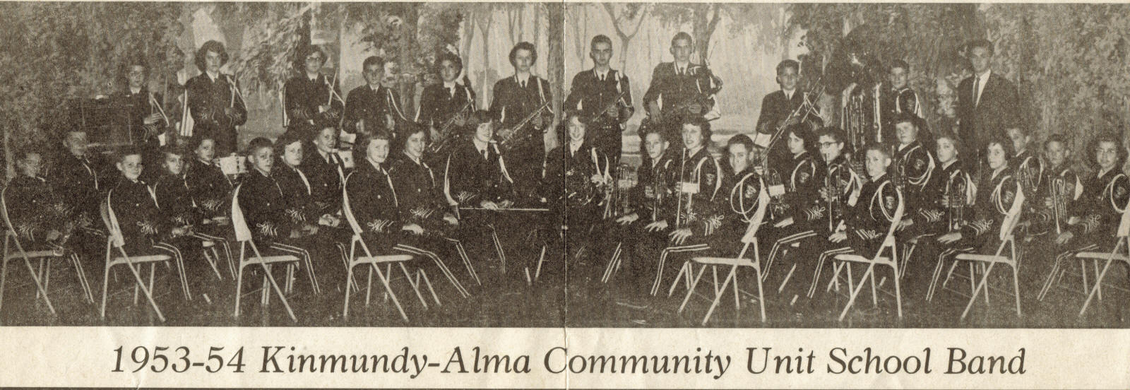 1953-54 Kinmundy-Alma Community Unit School Band